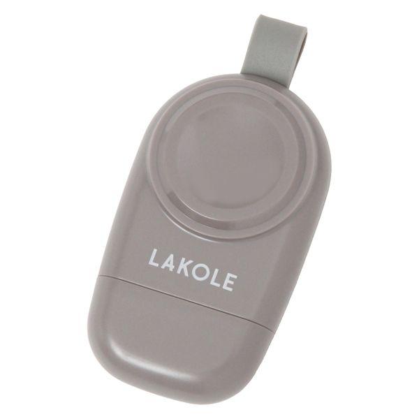 Appleウォッチチャージャー チャコール LAKOLE/ラコレ