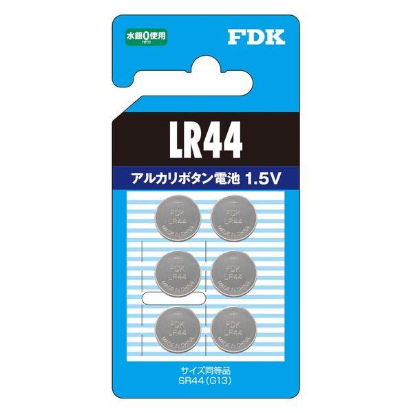 FDK アルカリボタン電池 LR44 6B LR44(6B)FD 1個