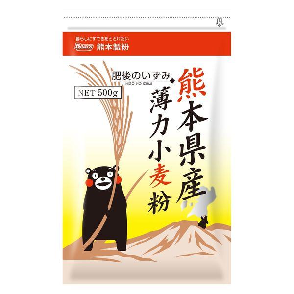 熊本製粉 熊本県産薄力小麦粉 肥後のいずみ 500g 1個