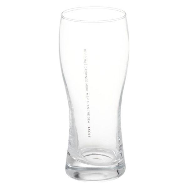 【LAKOLE/ラコレ】 ビールグラス（500ml） クリア