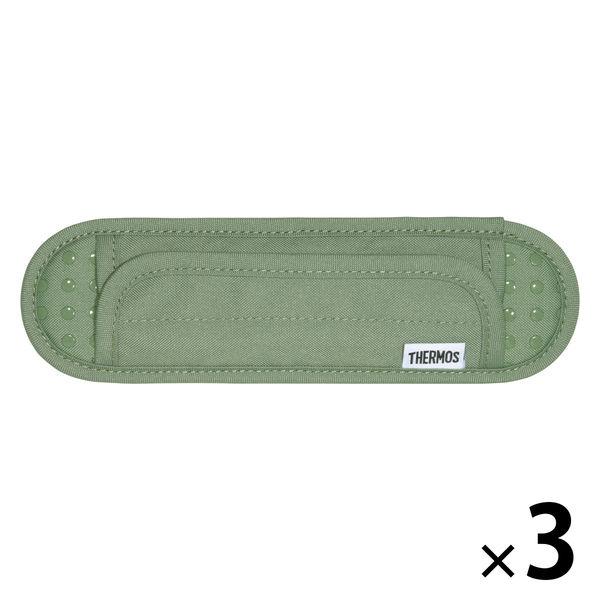 サーモス ショルダーパッド カーキ API-002 KKI1セット（3個）