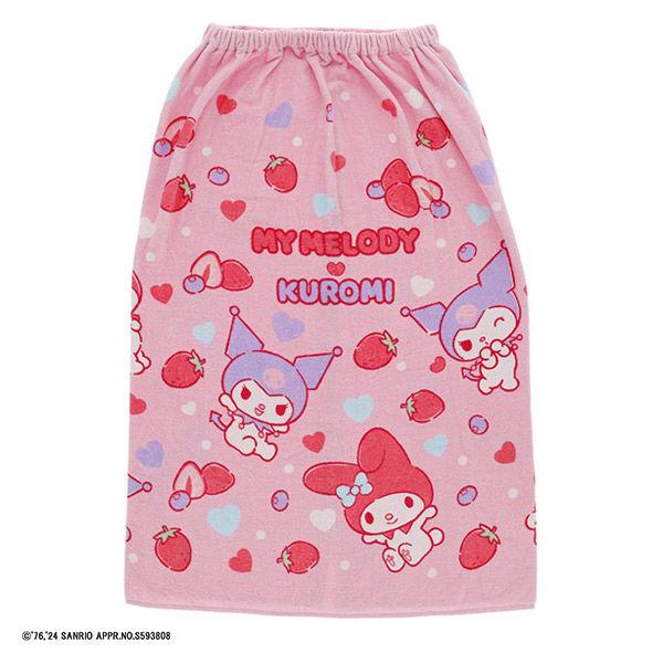 【アウトレット】サンリオ ストロベリーキュート 80丈マキタオル ラップタオル 3765000900...