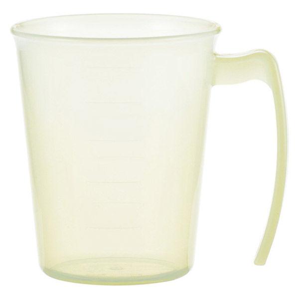 小森樹脂 手付スタッキングコップ 介護 食器   イエロー 661935 4個