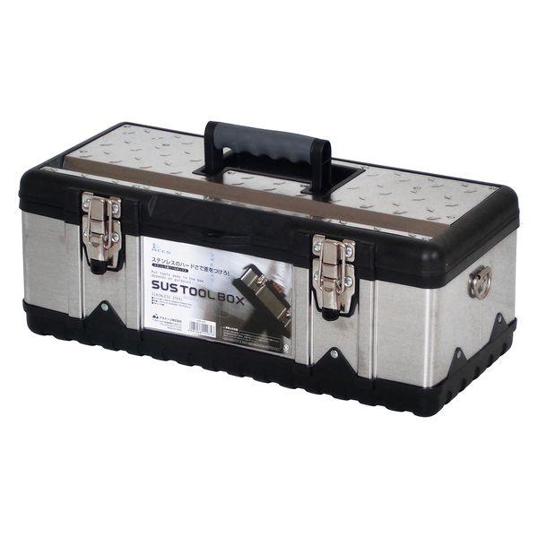 【アウトレット】JEJアステージSUSツールボックス STB-470 シルバー1個