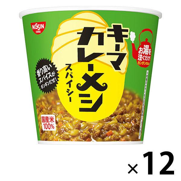 パックご飯 日清キーマカレーメシ スパイシー 日清食品 1セット（1個×12）