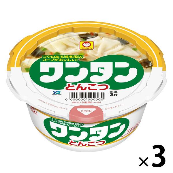 東洋水産 マルちゃん ワンタン とんこつ 1セット（3個）