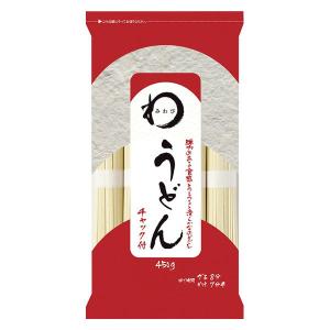 みわび うどん チャック付 450g 1袋 日本アクセス 乾麺の商品画像