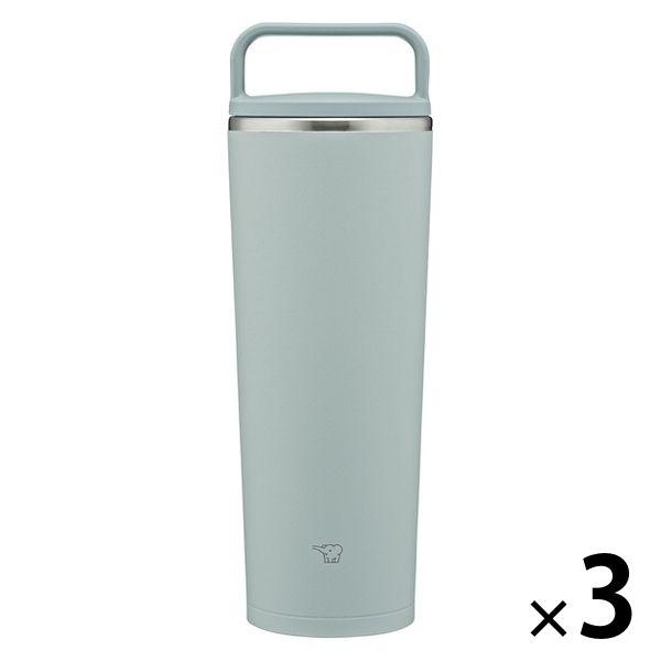 象印マホービン ステンレスキャリータンブラー400mlアッシュグリーン SX-JS40-GM 1セッ...