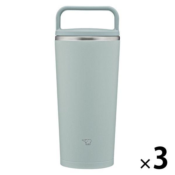 象印マホービン ステンレスキャリータンブラー300mlアッシュグリーン SX-JS30-GM 1セッ...