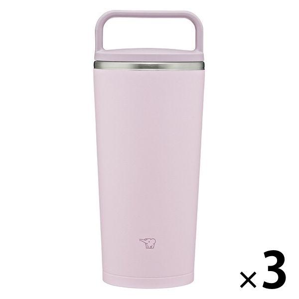 象印マホービン ステンレスキャリータンブラー300mlパウダリーピンク SX-JS30-PM 1セッ...