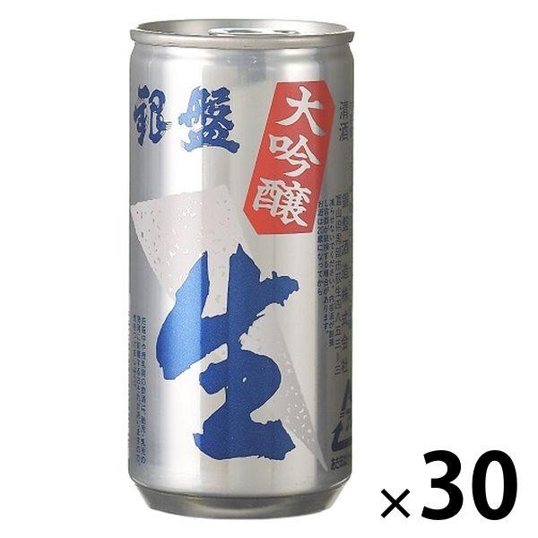 日本酒 銀盤酒造 生大吟醸 アルミ缶 180ml 1ケース（30本）