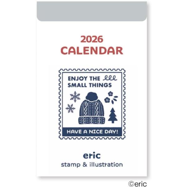 新日本カレンダー　2026年　eric 日めくり　NK4400　【全国送料無料】　郵便受けにお届け