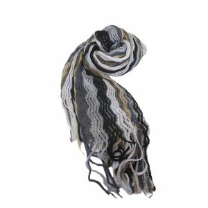 美品　イタリア製　エトロ　ウール70%×シルク30%ストール　大判　レディース ETRO（エトロ） 【中古】ETRO ストール パープル ウール70％ シルク30