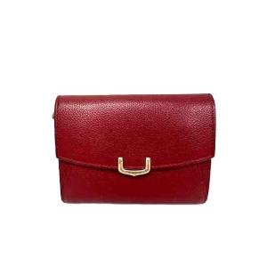 Cartier カルティエ マストライン 二つ折り財布 ワインレッド ボルドー  