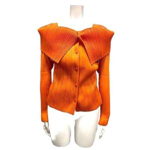 【中古】PLEATS PLEASE ISSEY MIYAKE　プリーツプリーズ　変形カーディガン　サ...