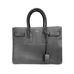【中古】SAINT LAURENT　サンローラン　サックドジュール　 2WAYハンドバッグ　 グレー