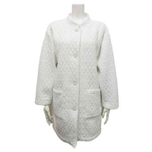 【中古】　V::ROOM ヴィルーム コート キルティング ホワイト サイズ1 日本製