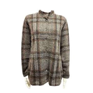 【中古】Cotton House Aya　コットンハウス アヤ　ジャケット　Mサイズ　チェック柄　秋...