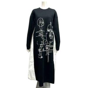 【中古】ギャバジンK.T Gabardine K.T　チュニックワンピース　ブラック　チェック柄　11号　LサイズS13＿s-0436-r13 Gabardine K.T（ギャバジンK.T） 【中古】ギャバジンK.T Gabardine K.T