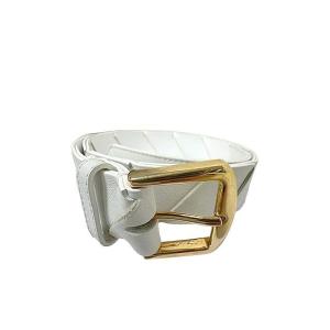 【中古】Loro Piana ロロピアーナ 小物 ベルト ホワイト レザー レディース 80/32