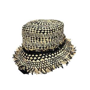 【未使用】【新古品】KIJIMA TAKAYUKI キジマタカユキ 小物 帽子 RAFFIA &amp; P...