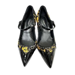 【中古】Dolce &amp;Gabbana ドルチェ&amp;ガッバーナ 靴 レディース サイズ37 ウール ツイ...