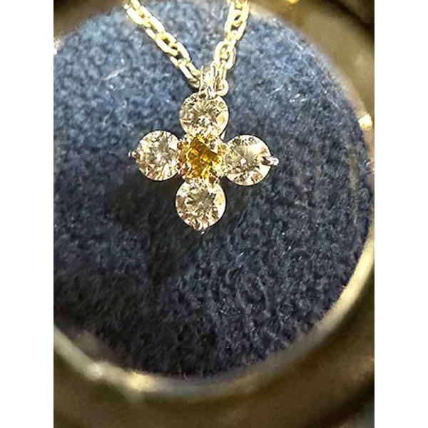 【中古】【美品】ROYAL ASSCHER　ロイヤル・アッシャー　ネックレス　フロリアードペンダント...