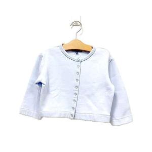 【中古】agn〓s b.　アニエスベー　キッズ　4ans　ライトブルー　長袖カーディガン