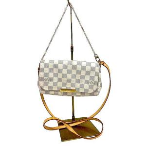 【中古】 LOUIS VUITTON ルイヴィトン フェイボリット PM ダミエアズール レザー 2...
