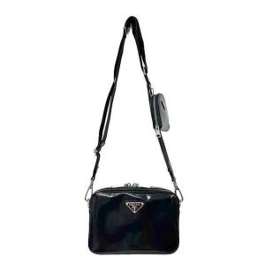 【中古】PRADA　プラダ　1BH180　ショルダーバッグ　グロッシーレザーバッグ　SPAZZOLA...