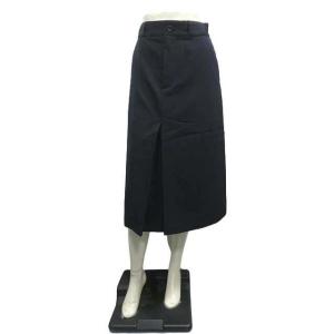 【中古】MARGARET HOWELL マーガレットハウエル スカート サイズ1 ネイビー 日本製