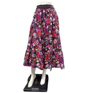 【中古】オレボレブラ OLLEBOREBLA アルベロベロ　レディース　ロングスカート　花柄スカート...