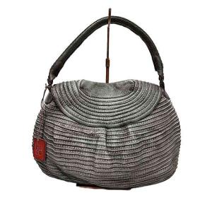 majo aile 【中古】MAJO マヨ バッグ ハンドバッグ レザー グレー系  