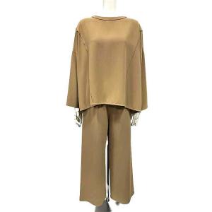 【中古】DES PRES　デ・プレ　スーツ　 22SS ライトダブルジョーゼットクルーネックブラウス...