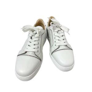 【中古】CHRISTIAN LOUBOUTIN クリスチャンルブタン パテント ホワイト/レッド レディース