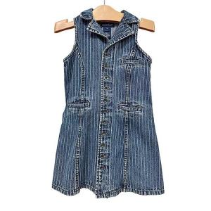 【中古】RALPH LAUREN ラルフローレン 子供服 ワンピース ノースリーブ サイズ4 女の子