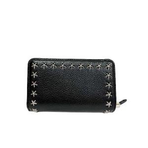 【中古】JIMMY CHOO ジミーチュウ 小物 財布 スタッズ シレリ オグルス レザー レディー...