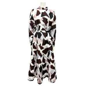 【中古】RIM.ARK リムアーク スーツ セットアップ レディース 総柄 サイズ38 スカート