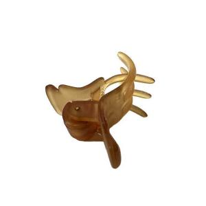 【中古】COMPLEX BIZ　コンプレックスビズ　 ヘアクリップ　ベージュ　ヘアアクセサリー