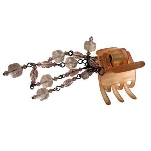 【中古】Complex Biz　コンプレックス ビズ　ヘアクリップ　ピンク系　ヘアアクセサリー