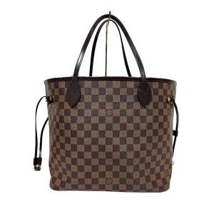 【中古】LOUIS VUITTON ルイヴィトン トートバッグ ダミエ ネヴァーフルMM N5110...