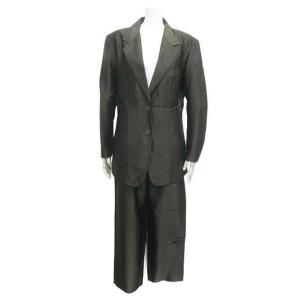 【中古】ISSEY MIYAKE イッセイミヤケ スーツ セットアップ レディース パンツ サイズM...
