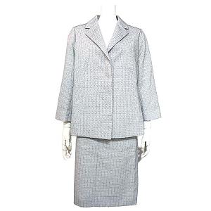 ヨシエイナバ 高級ウール スカートスーツ/9号 ニッセン（nissen） スーツ レディース セット スカート 大きいサイズ