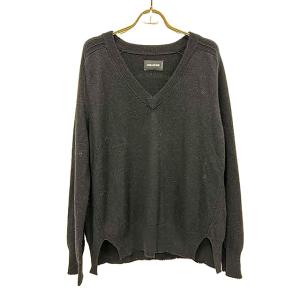 ザディグ・エ・ヴォルテール エルボーパッチ長袖ニット カシミヤ100% レディース SIZE M (M) ZADIG＆VOLTAIRE 中古 ザディグエヴォルテール 長袖ニット エルボーパッチ カシミヤ100