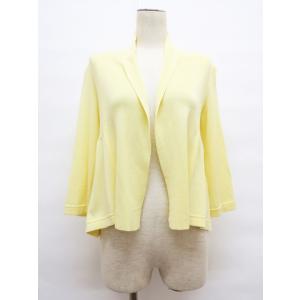 NOLLEY'S Light/ノーリーズ/トップス/カーディガン/SIZE38/M/9号/イエロー