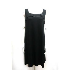 美品☆FOXEY NEW YORK ワンピース ノースリーブ 40サイズ FOXEY NEW YORK 「FOXEY YORK」 ノースリーブワンピース 40 ブラック