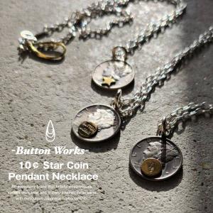 Button Works（ボタンワークス） : MERCURY DIME COIN NECKLACE “STAR