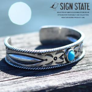 ネイティブターコイズバングル ブラス インディアンジュエリー