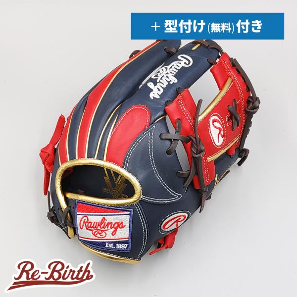 【新品】 ローリングス 軟式グローブ / 内野手用 無料型付け (Rawlings グラブ)[NE1...