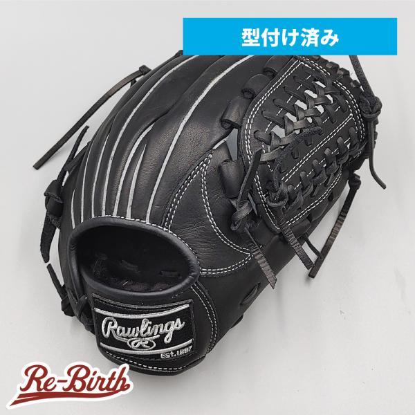 【新品】 ローリングス 少年軟式グローブ / オールラウンド用 型付け済み (ブラック / colo...